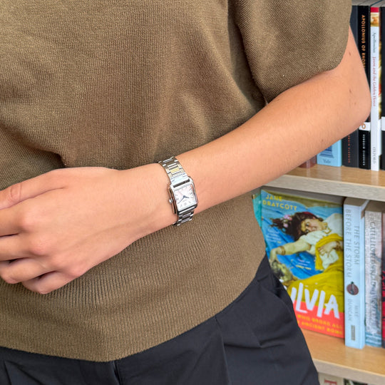 CLUSE Anglée Watch Steel, Full Silver Colour CW16602 - Watch on model