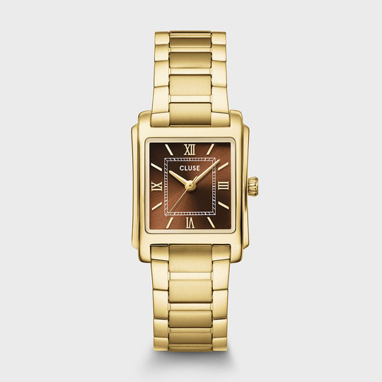 CLUSE Anglée Watch Steel, Brown, Gold Colour CW16604 - Watch