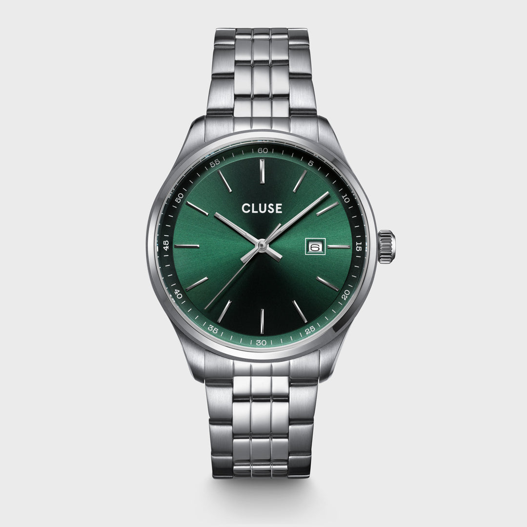 CLUSE Anthéor Watch CW20902 Silver/Green - Official CLUSE Store