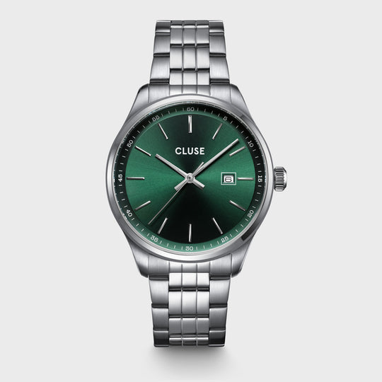 CLUSE Gift Box Anthéor Silver/Green CG20905 - watch