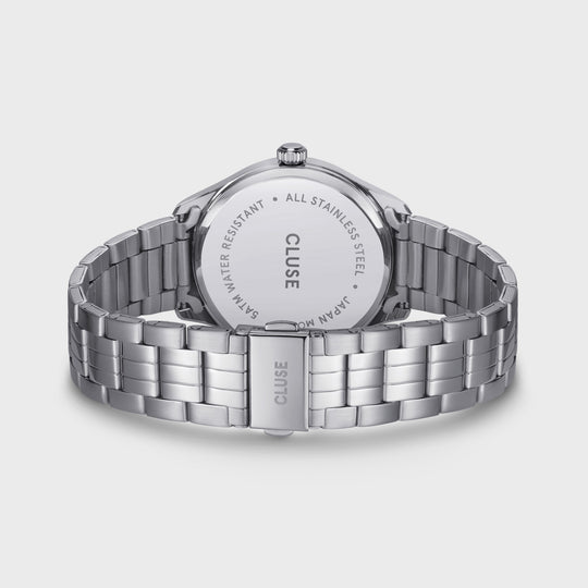 CLUSE Anthéor Silver/Blue CW20903 - Watch clasp and back