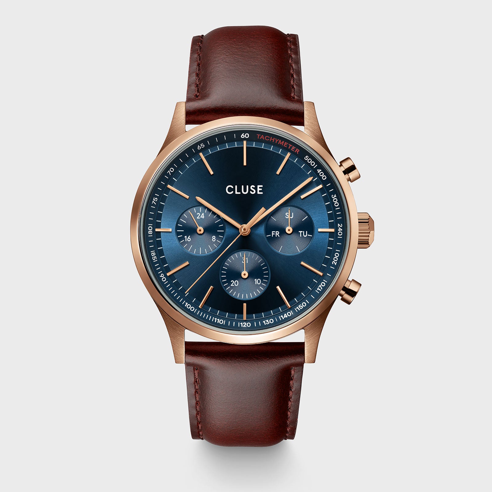 Montre fashion homme rose gold