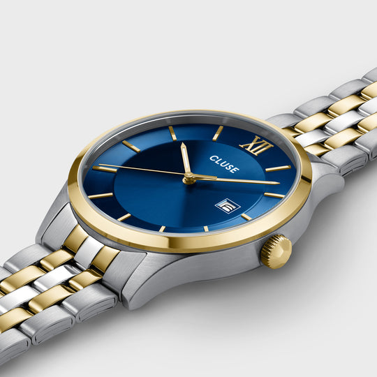 Aravis 3-hand Watch, blue, bicolour CW22703 - side image