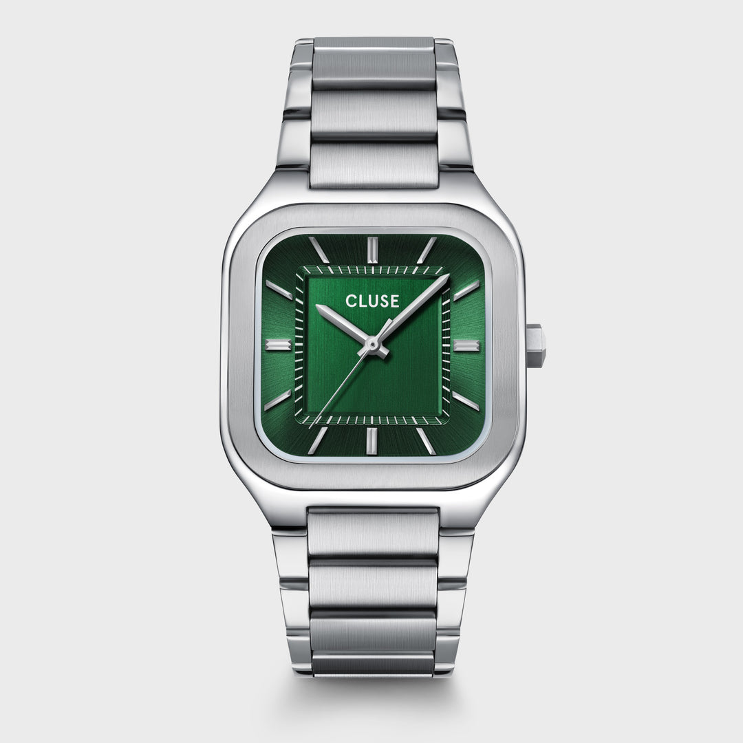 Quadrus Steel, Green, Silver Colour CW25702 - Watch
