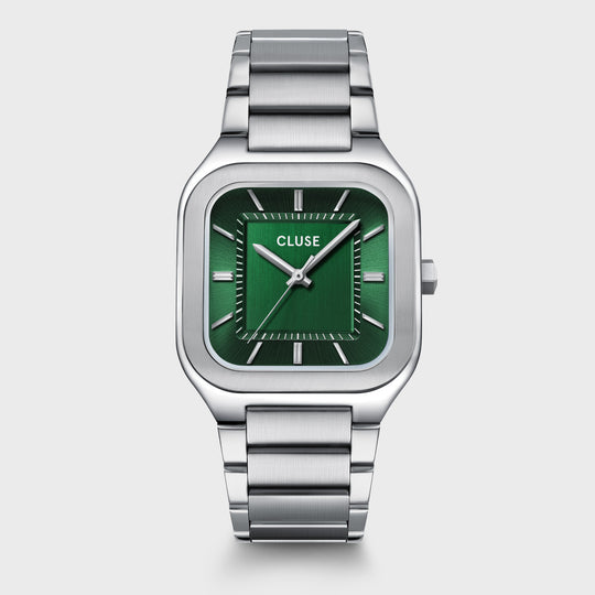 Quadrus Steel, Green, Silver Colour CW25702 - Watch