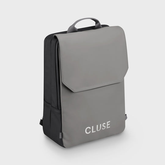 CLUSE Réversible Backpack Black Grey CX03506 - Backpack side grey