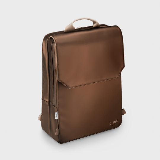 CLUSE Le Réversible Brown/Beige CX03510 - Backpack side Brown