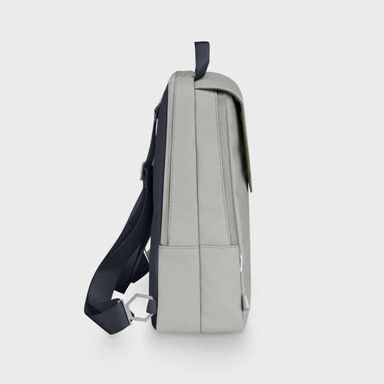 CLUSE Le Réversible Backpack Light Grey Navy Silver Colour CX03512 - Backpack Profile