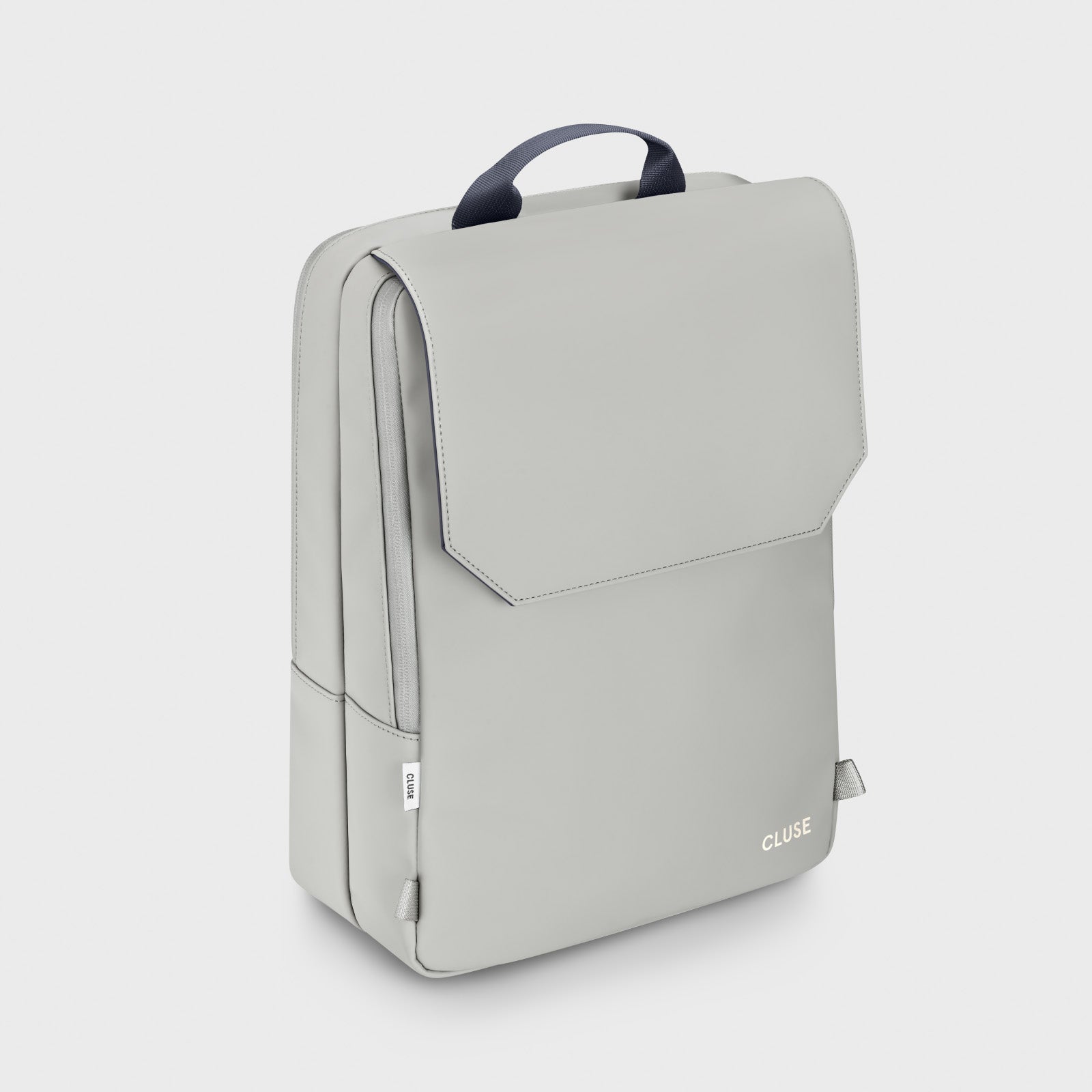 Le Reversible Backpack Light Grey Navy Silver Colour