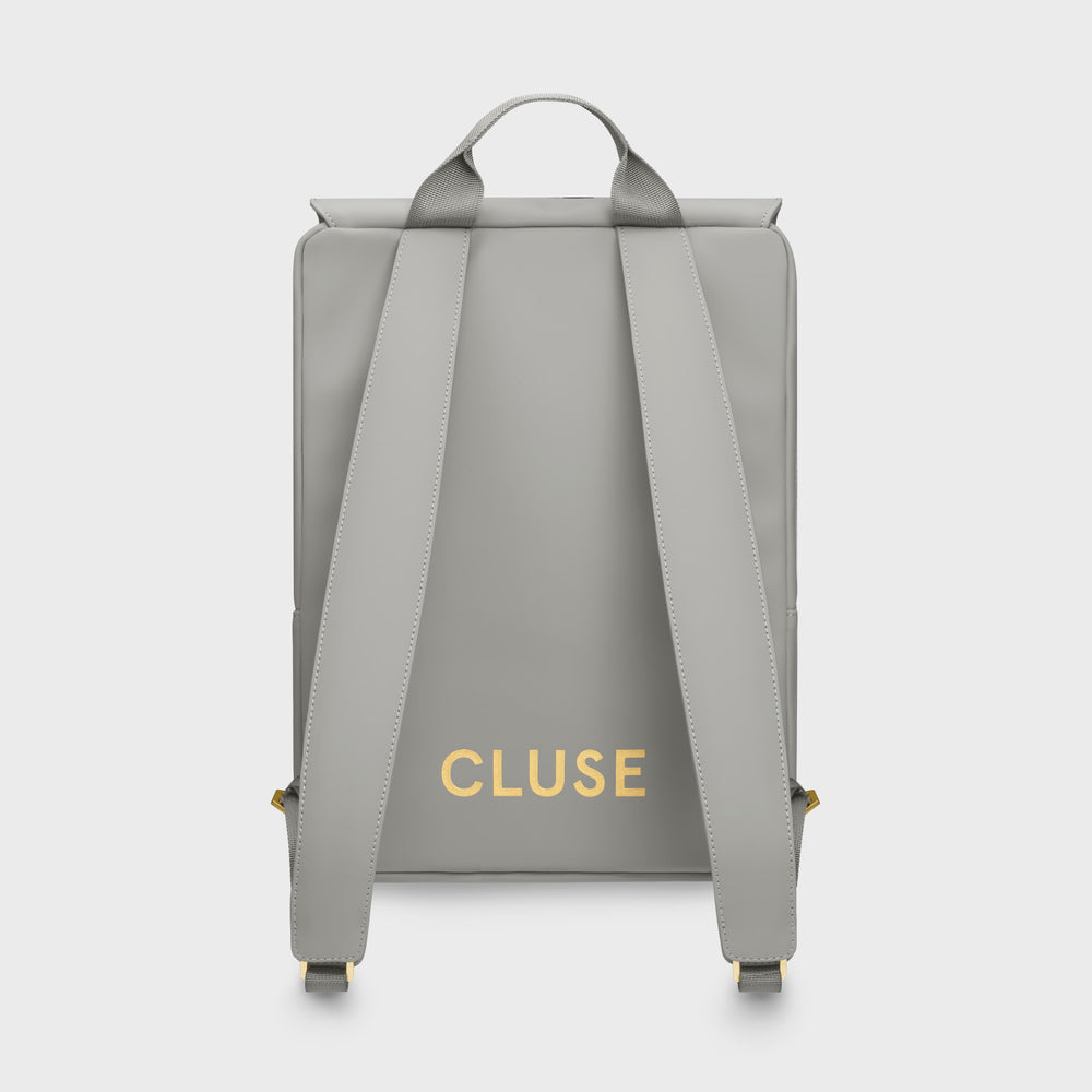 CLUSE Nuitée Backpack Light Grey Gold Colour CX03609 - Backpack back