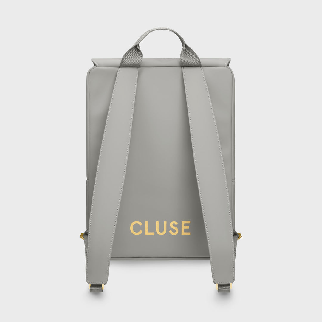 CLUSE Nuitée Backpack Light Grey Gold Colour CX03609 - Backpack back