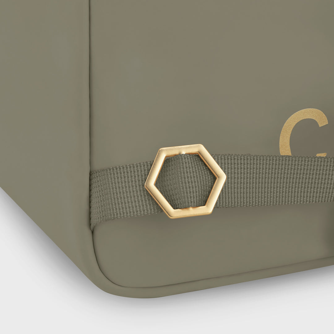 CLUSE Nuitée Backpack Light Green Gold Colour CX03610 - Backpack shoulder Strap detail