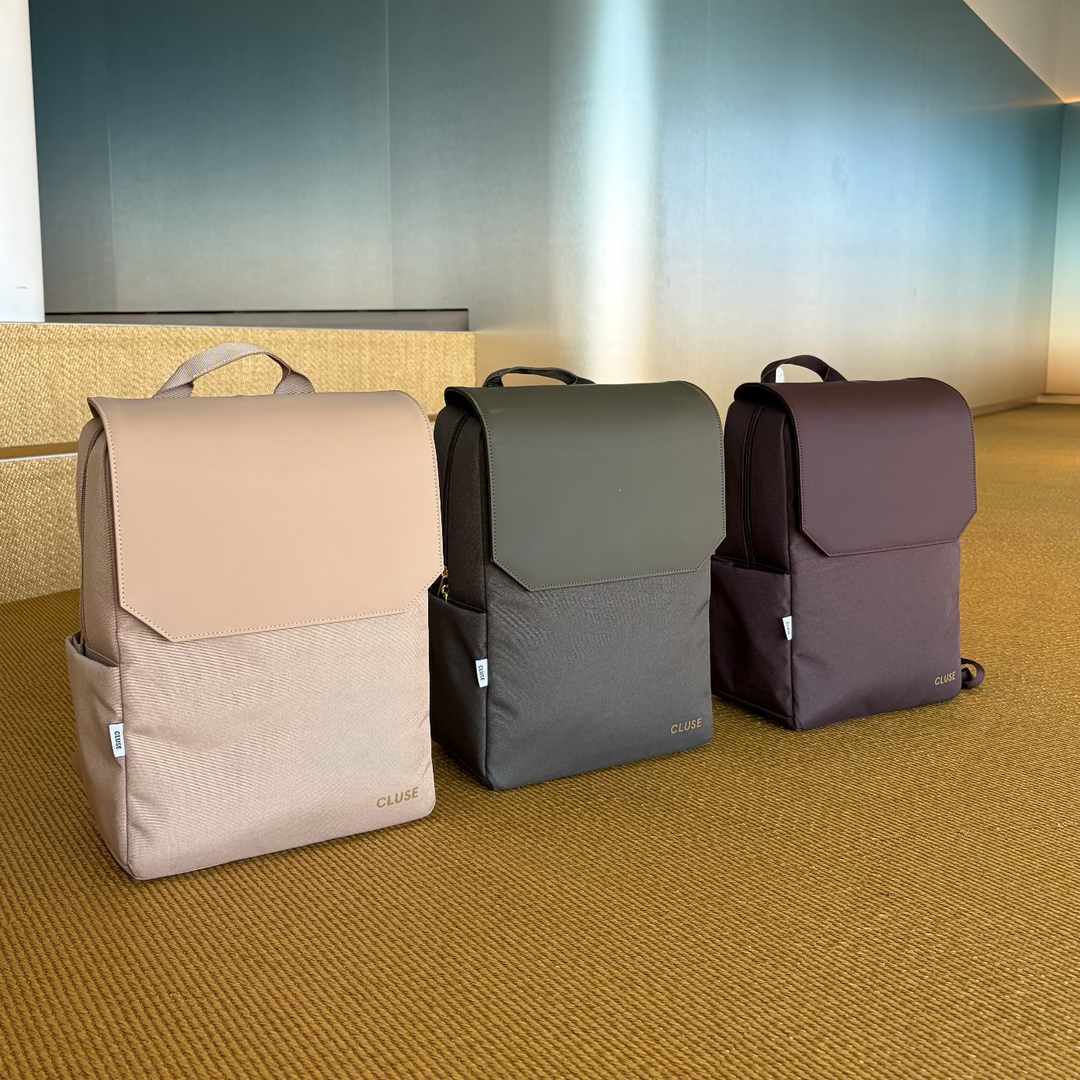 CLUSE Nuitée Backpack, Dark brown, Gold Colour CX03612 - Backpack