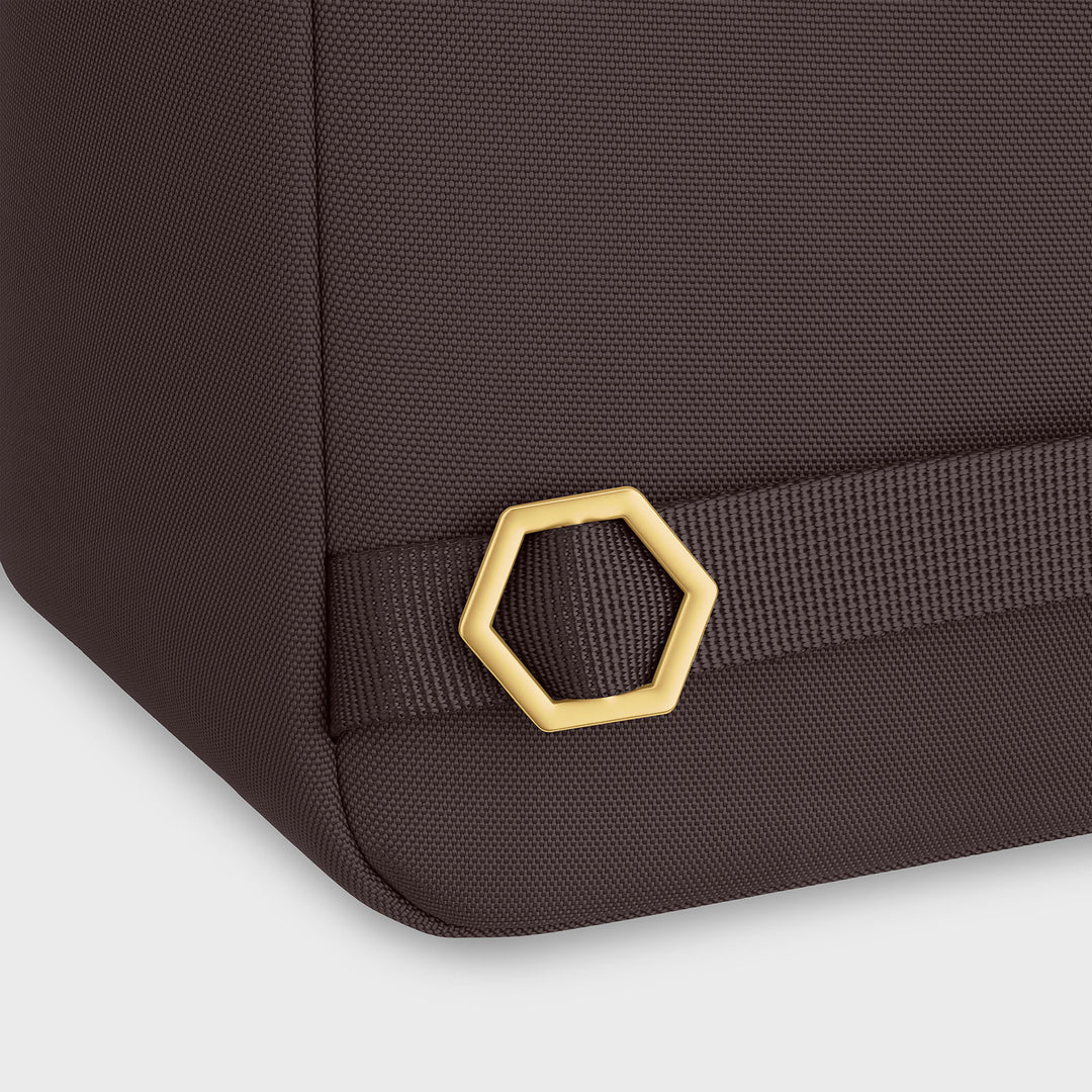 CLUSE Nuitée Backpack, Dark brown, Gold Colour CX03612 - Backpack shoulder strap