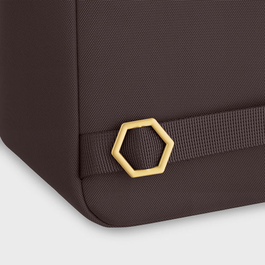 CLUSE Nuitée Backpack, Dark brown, Gold Colour CX03612 - Backpack shoulder strap