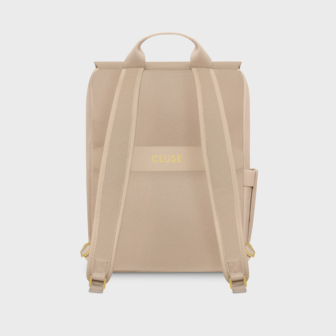 CLUSE Nuitée Backpack, Sand, Gold Colour CX03613 - Backpack back