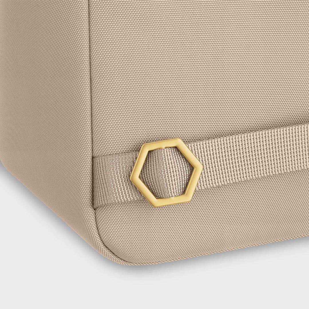 CLUSE Nuitée Backpack, Sand, Gold Colour CX03613 - Backpack shoulder strap