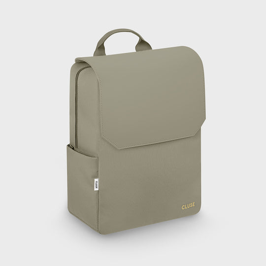 CLUSE Nuitée Backpack, Light Green Olive, Gold Colour CX036164 - Backpack
