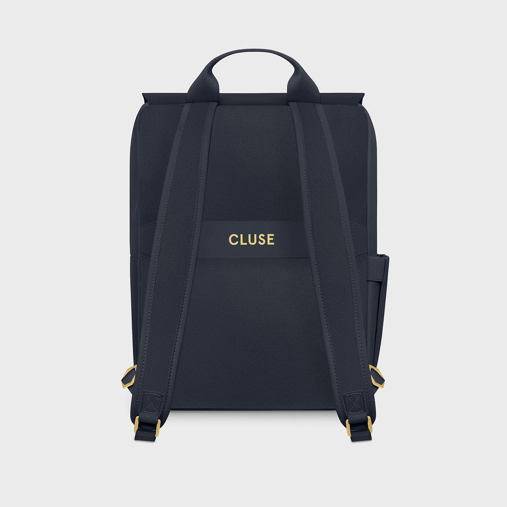 CLUSE Nuitée Backpack, Navy, Gold Colour CX03615 - Backpack back