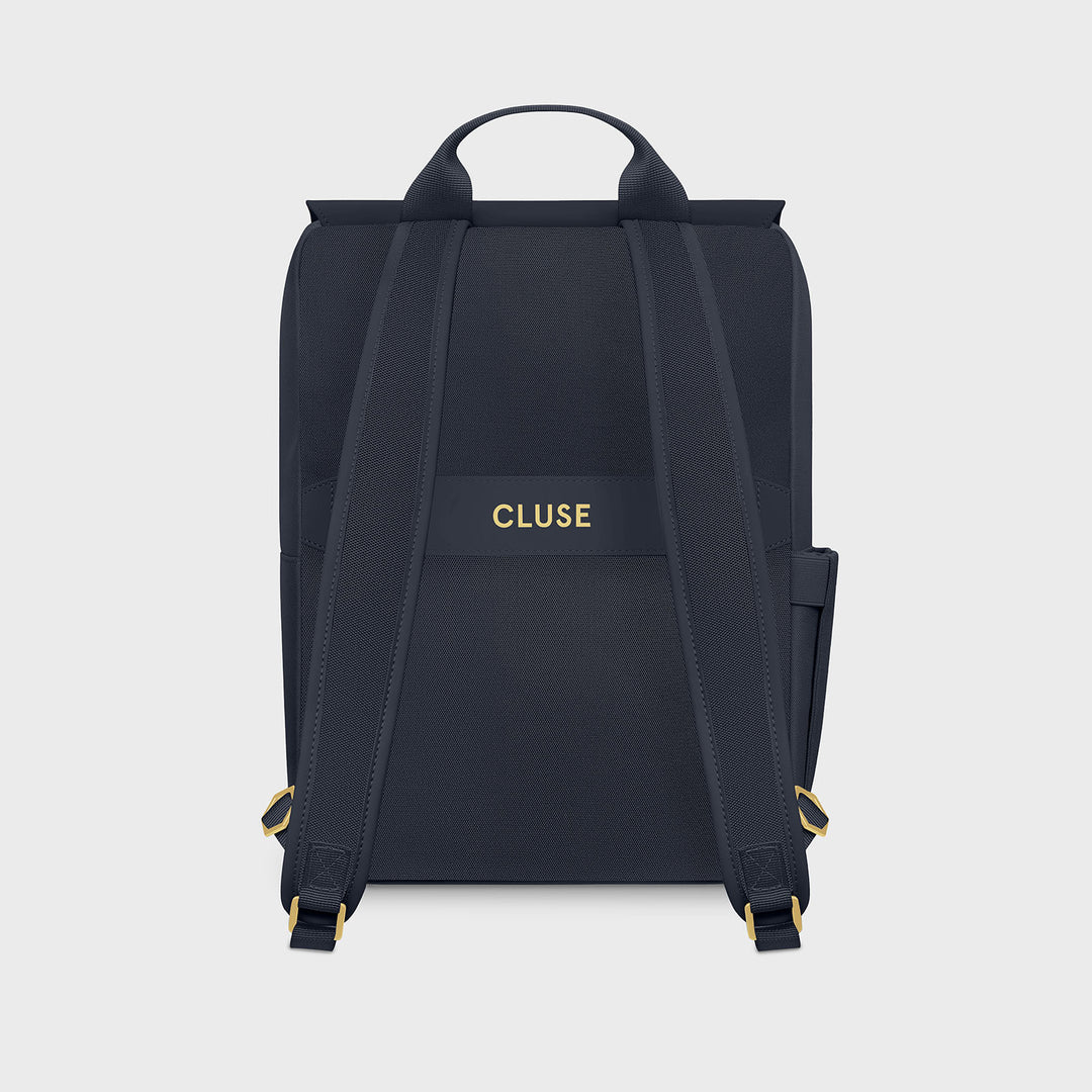 CLUSE Nuitée Backpack, Navy, Gold Colour CX03615 - Backpack back