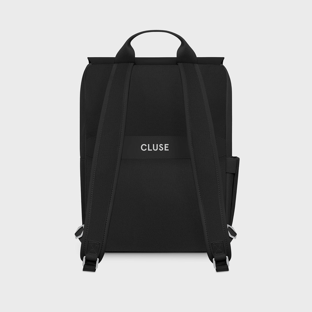 CLUSE Nuitée Backpack, Black, Silver Colour CX03616 - Backpack Back