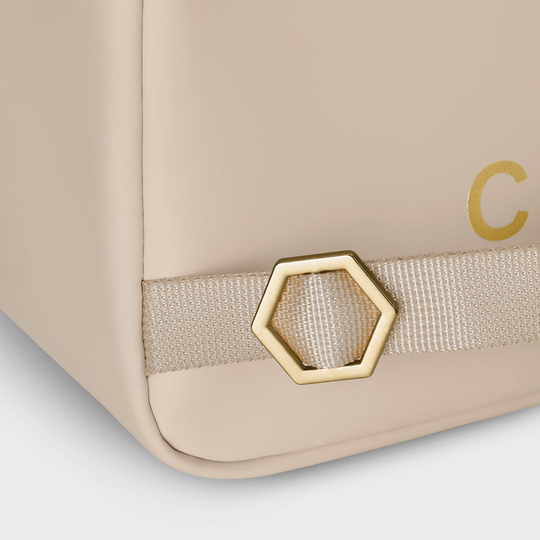 CLUSE Nuitée Petite Backpack Beige Gold Colour CX03902 - Backpack shoulder Strap detail