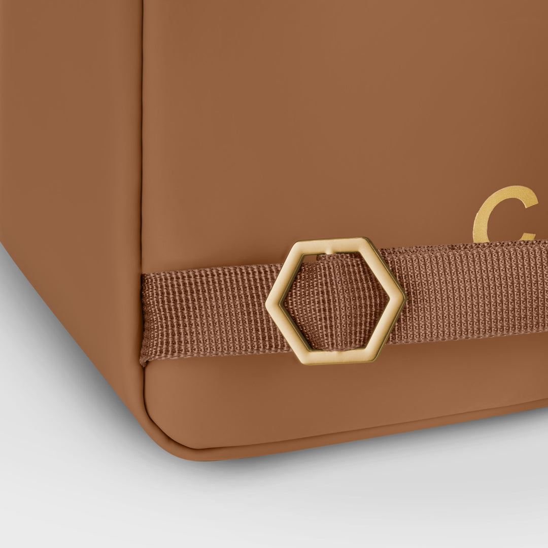 CLUSE Nuitée Petite Backpack Camel Gold Colour CX03904 - Backpack shoulder Strap detail