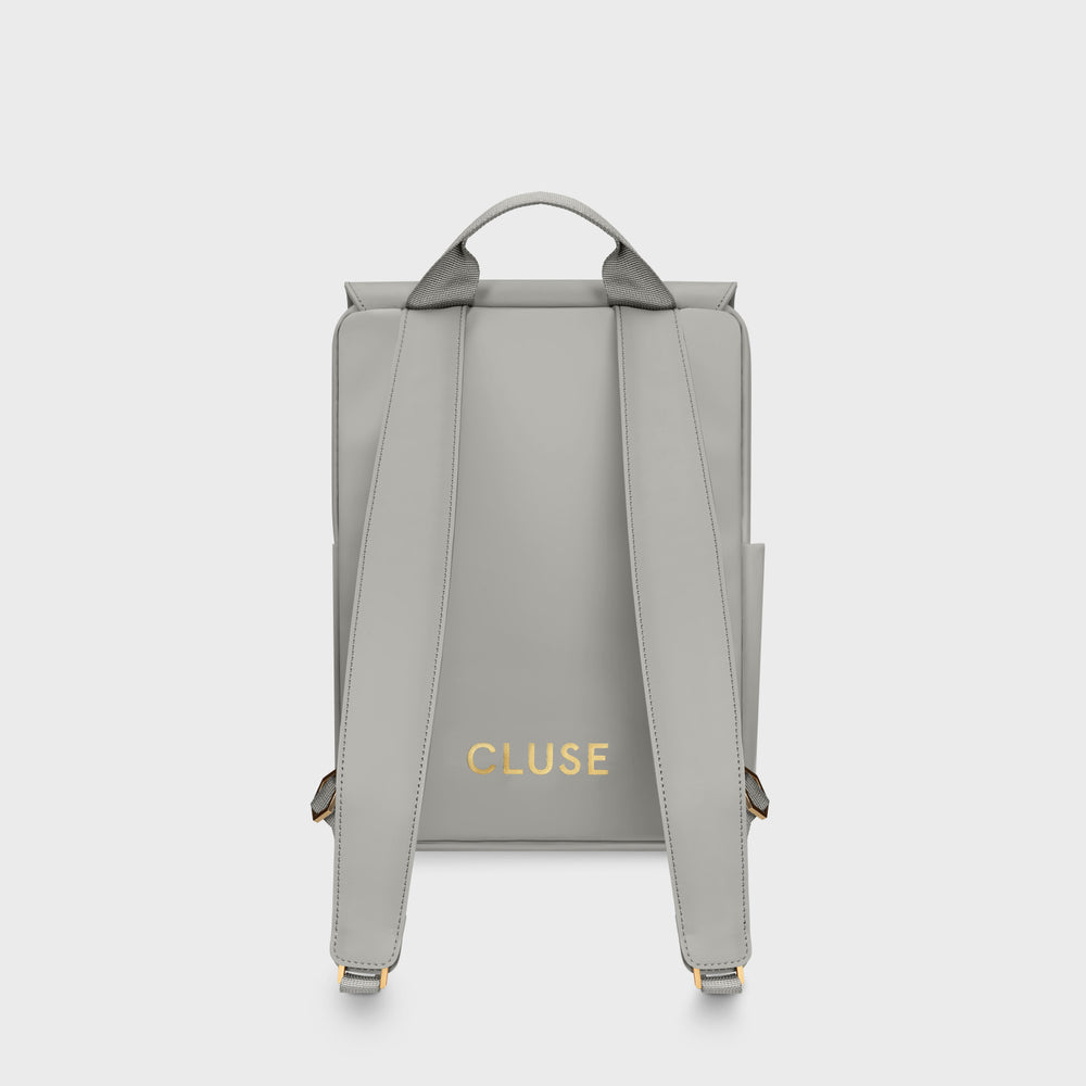 CLUSE Nuitée Petite Backpack Light Grey Gold Colour CX03905 - Backpack back