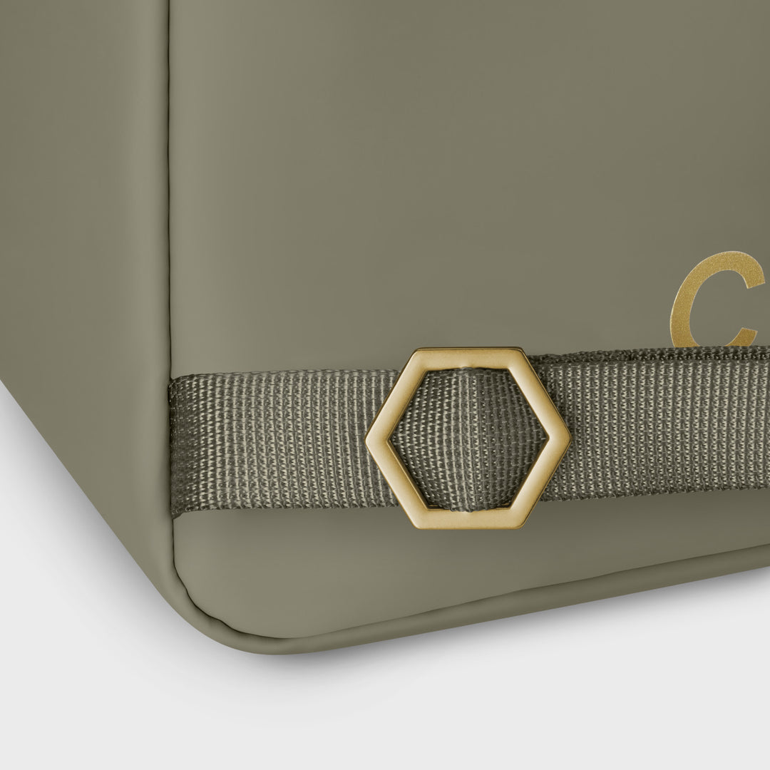 CLUSE Nuitée Petite Backpack Light Green Gold Colour CX03906 - Backpack shoulder Strap detail