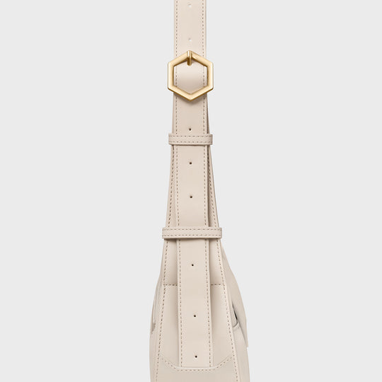 CLUSE Sacroisé Petite Crossbody Beige Gold Colour CX04202 - Bag Strap detail