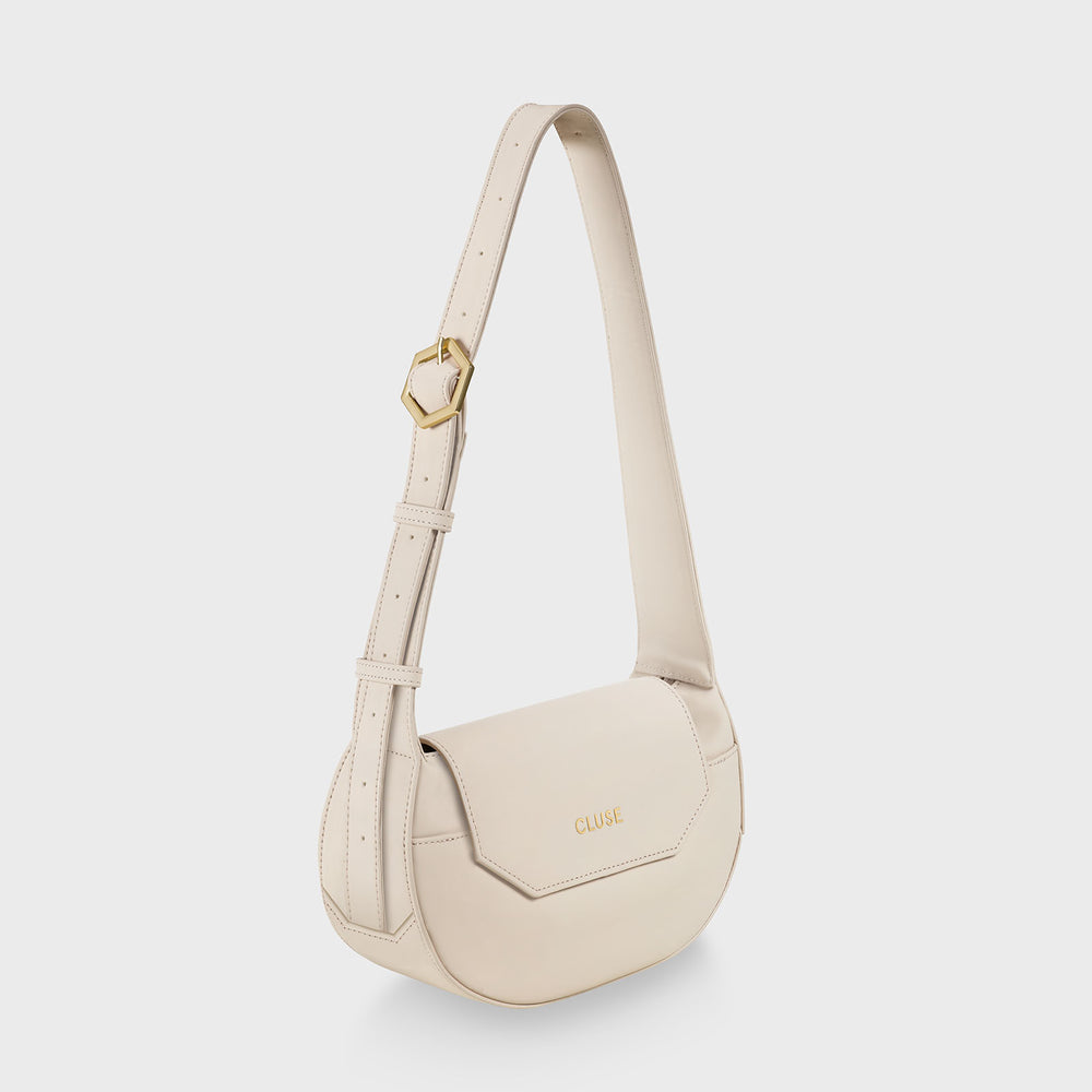 CLUSE Sacroisé Petite Crossbody Beige Gold Colour CX04202 - Bag long handle