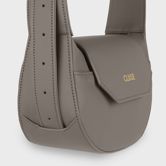 CLUSE Sacroisé Petite Crossbody Dark Grey Gold Colour CX04203 - Bag inlay pokcet detail