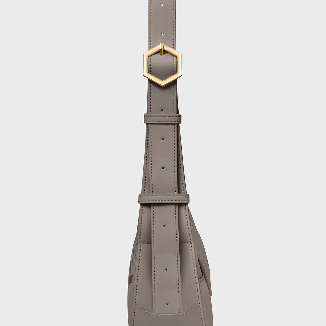 CLUSE Sacroisé Petite Crossbody Dark Grey Gold Colour CX04203 - Bag Strap detail