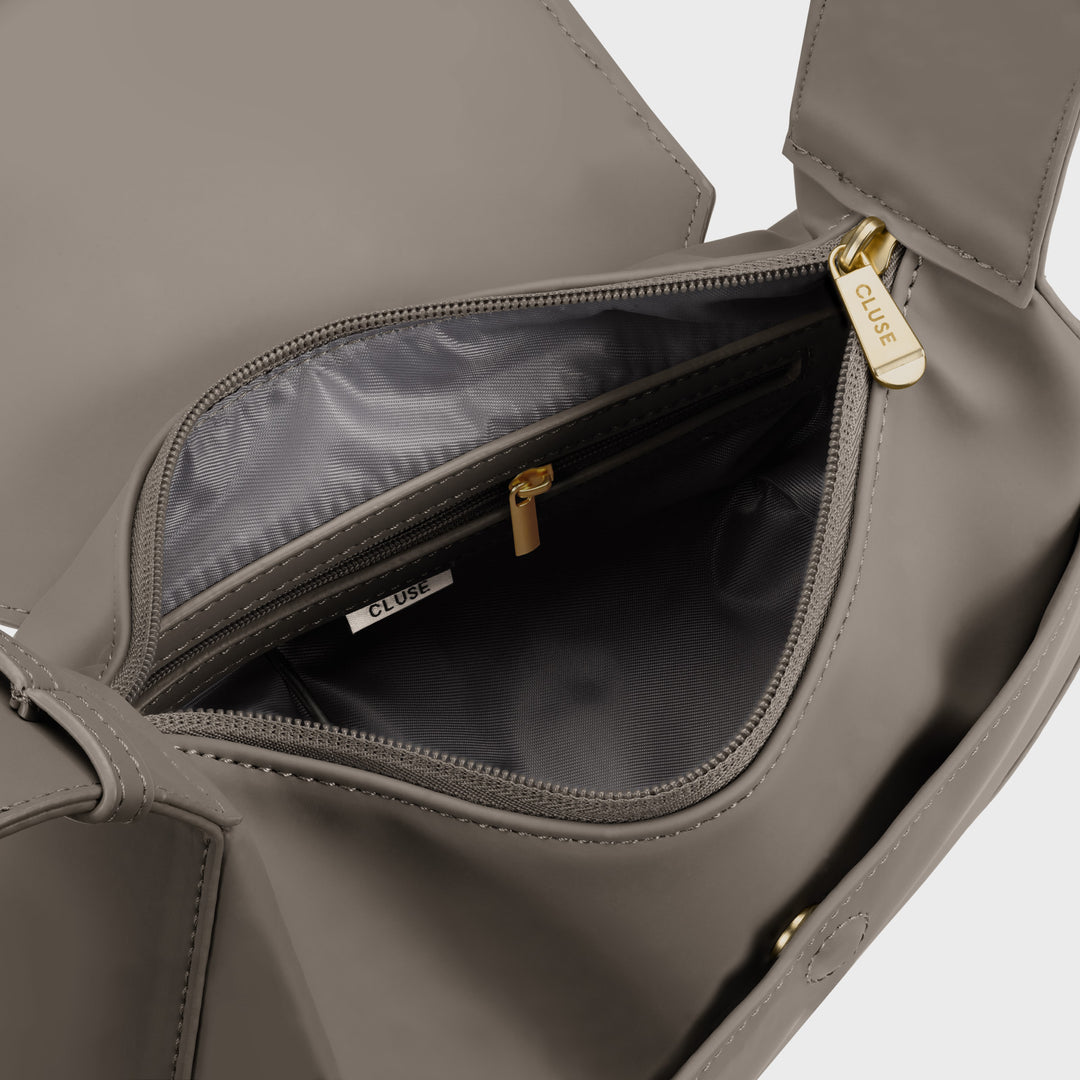CLUSE Sacroisé Petite Crossbody Dark Grey Gold Colour CX04203 - Bag what's inside