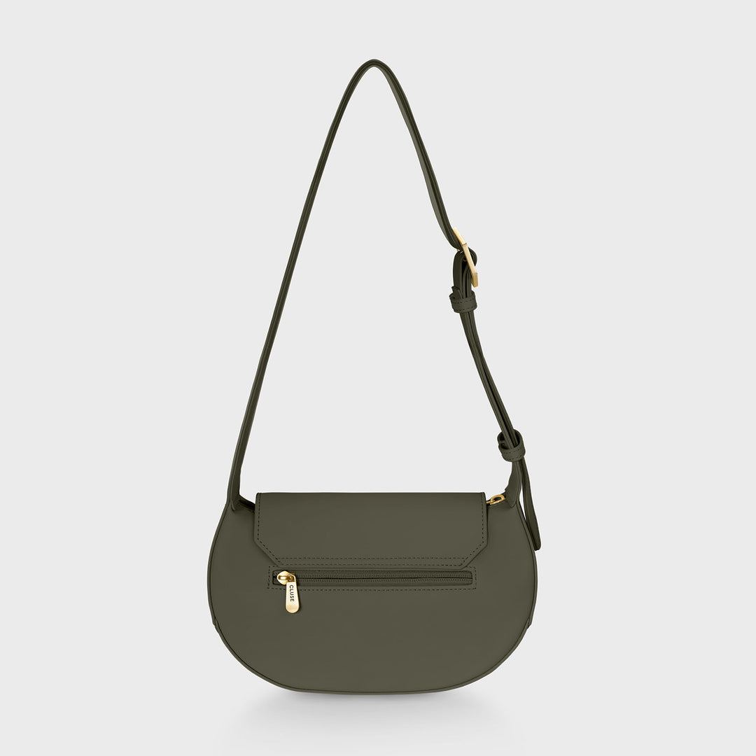 CLUSE Sacroisé Petite Crossbody Bag, Dark Green, Gold Colour CX04205 -  Backside