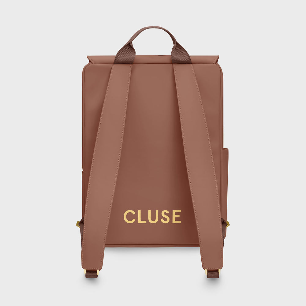 CLUSE Nuitée 2.0 Backpack, Sepia, Gold Colour CX04401 - Backpack Back