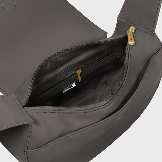 CLUSE Sacroisé Crossbody Bag, Dark Grey, Gold Colour CX04903 - Inside