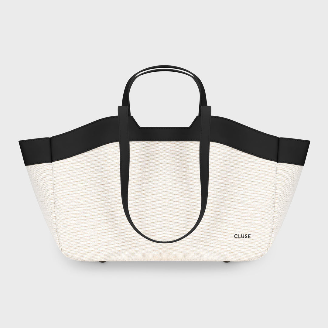 CLUSE Tote bag, Beige, Black Colour CX15401 - Tote bag