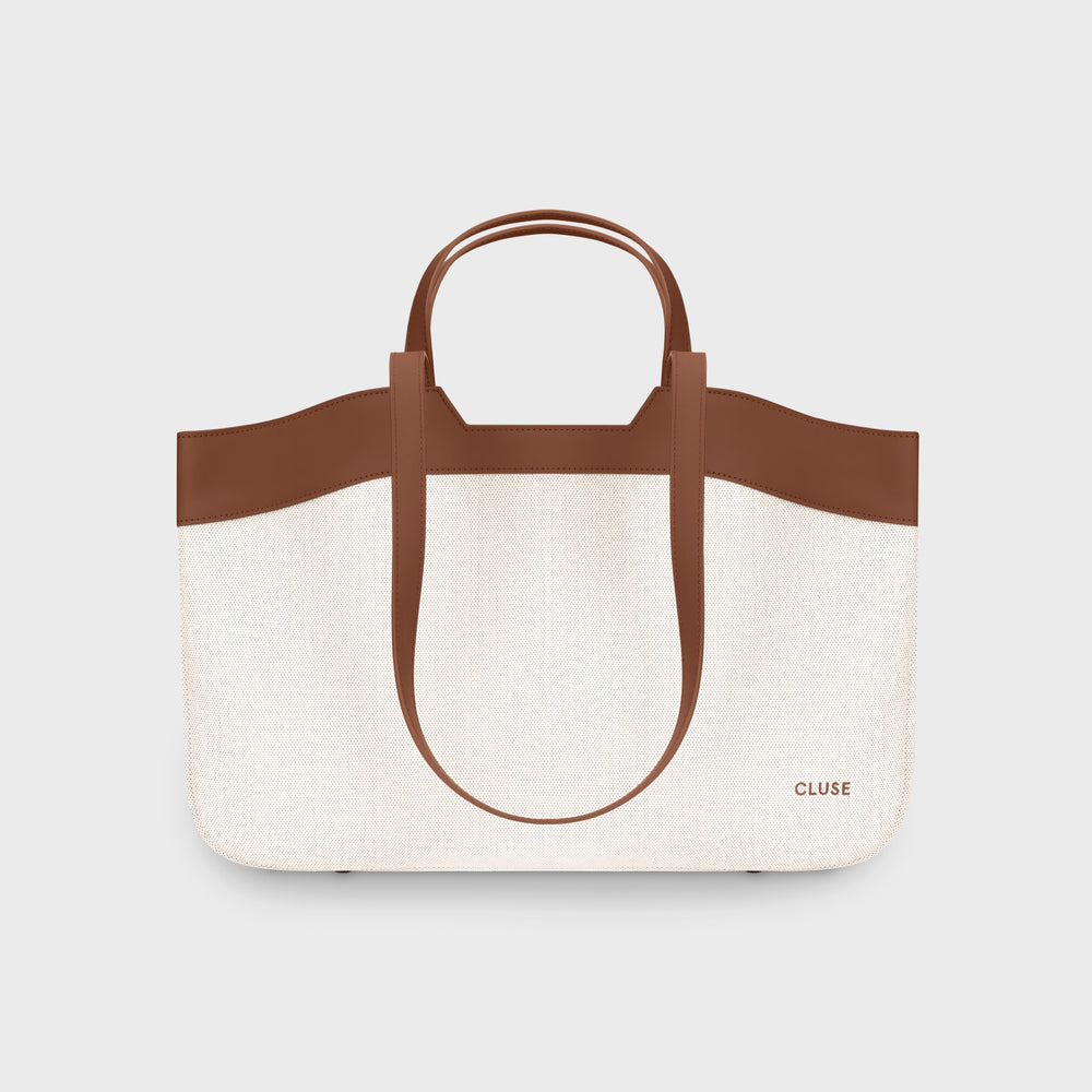 CLUSE Tote bag, Beige, Brown Colour CX15402 - Tote bag