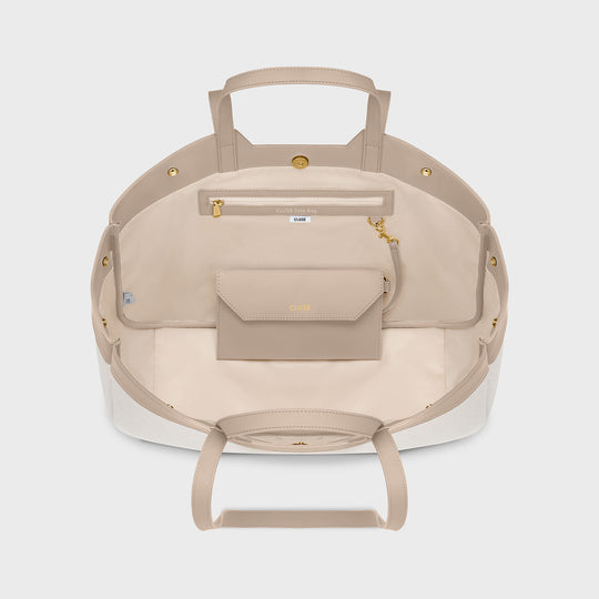 CLUSE Tote Bag, Beige, Sand Colour CX15406 - Tote bag inside