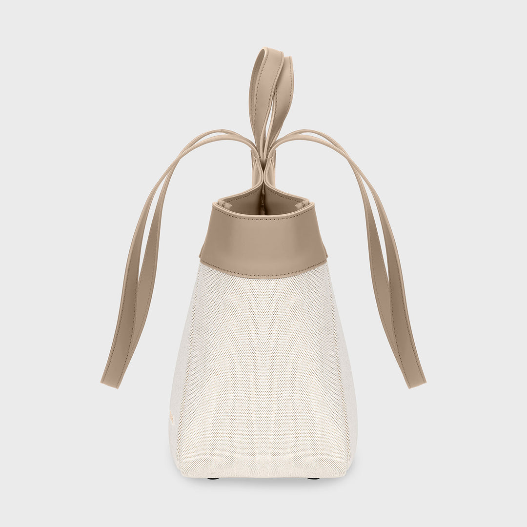 CLUSE Tote Bag, Beige, Sand Colour CX15406 - Tote bag side