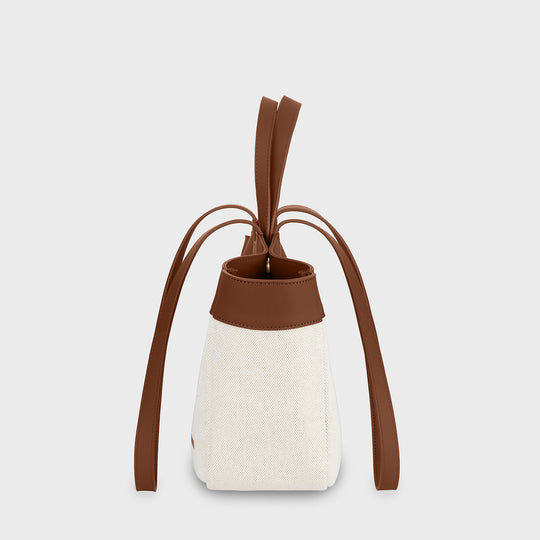 CLUSE Tote Bag Petite, Beige, Brown Colour CX15802 - Tote bag side
