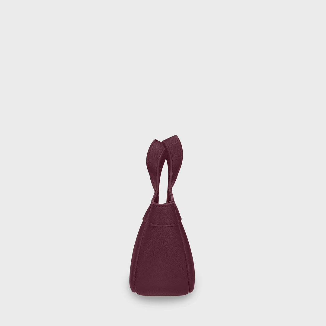 CLUSE Tote Bag Micro, Dark Cherry Colour CX16002 - Tote bag side
