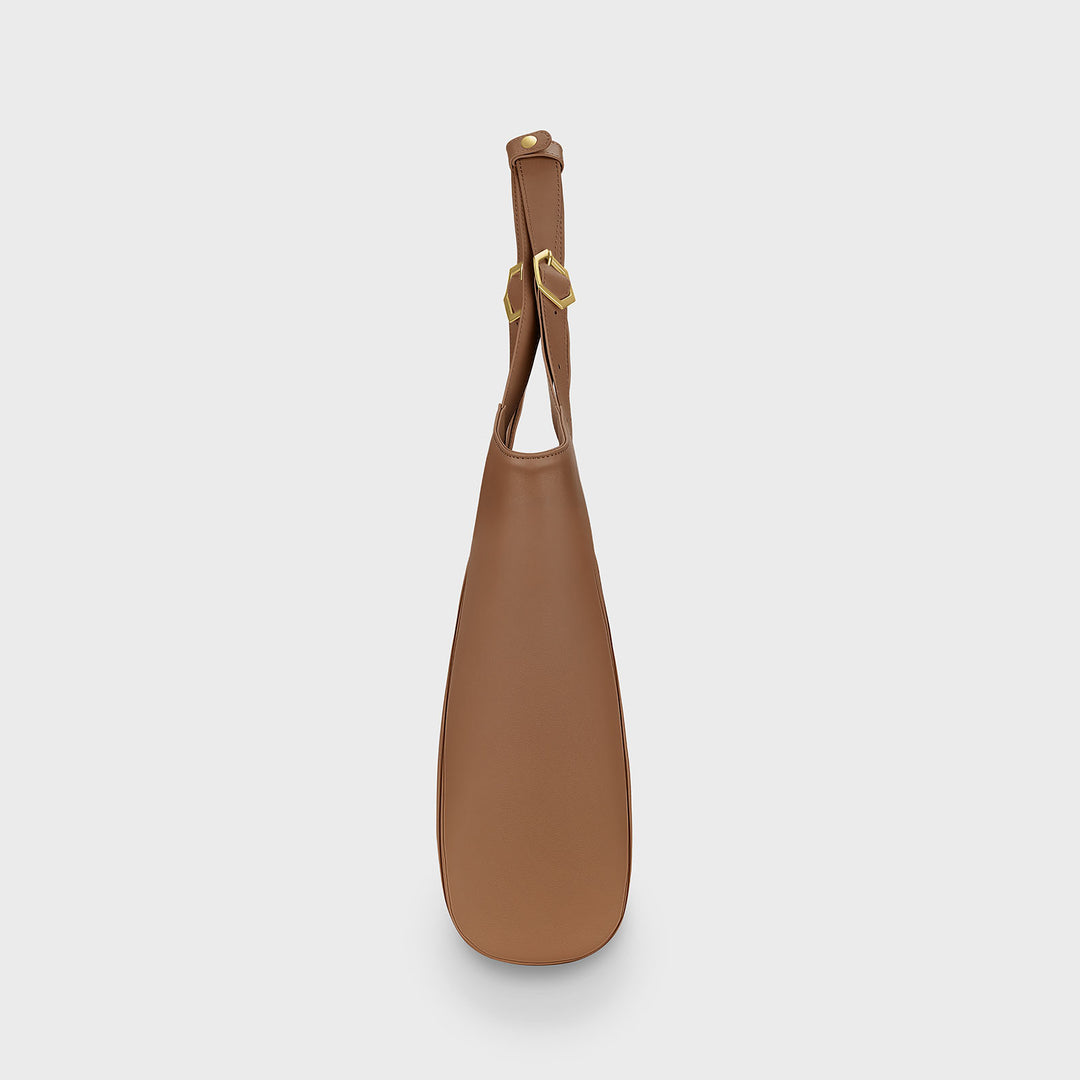 CLUSE Lutry Tote Bag, Brown Colour CX16702 - Lutry Tote bag side