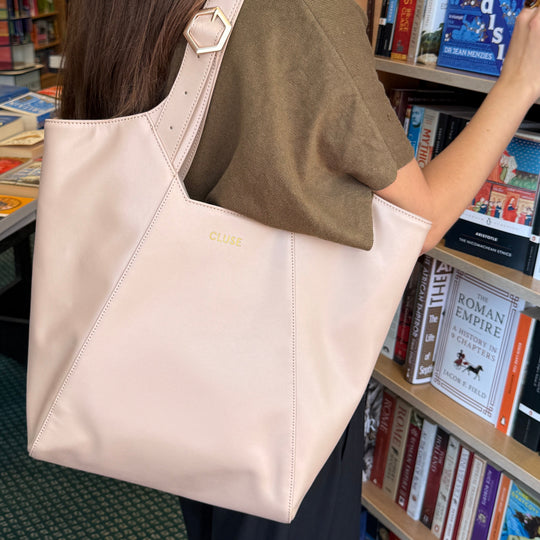 CLUSE Lutry Tote Bag, Beige Colour CX16703 - Lutry Tote bag on model