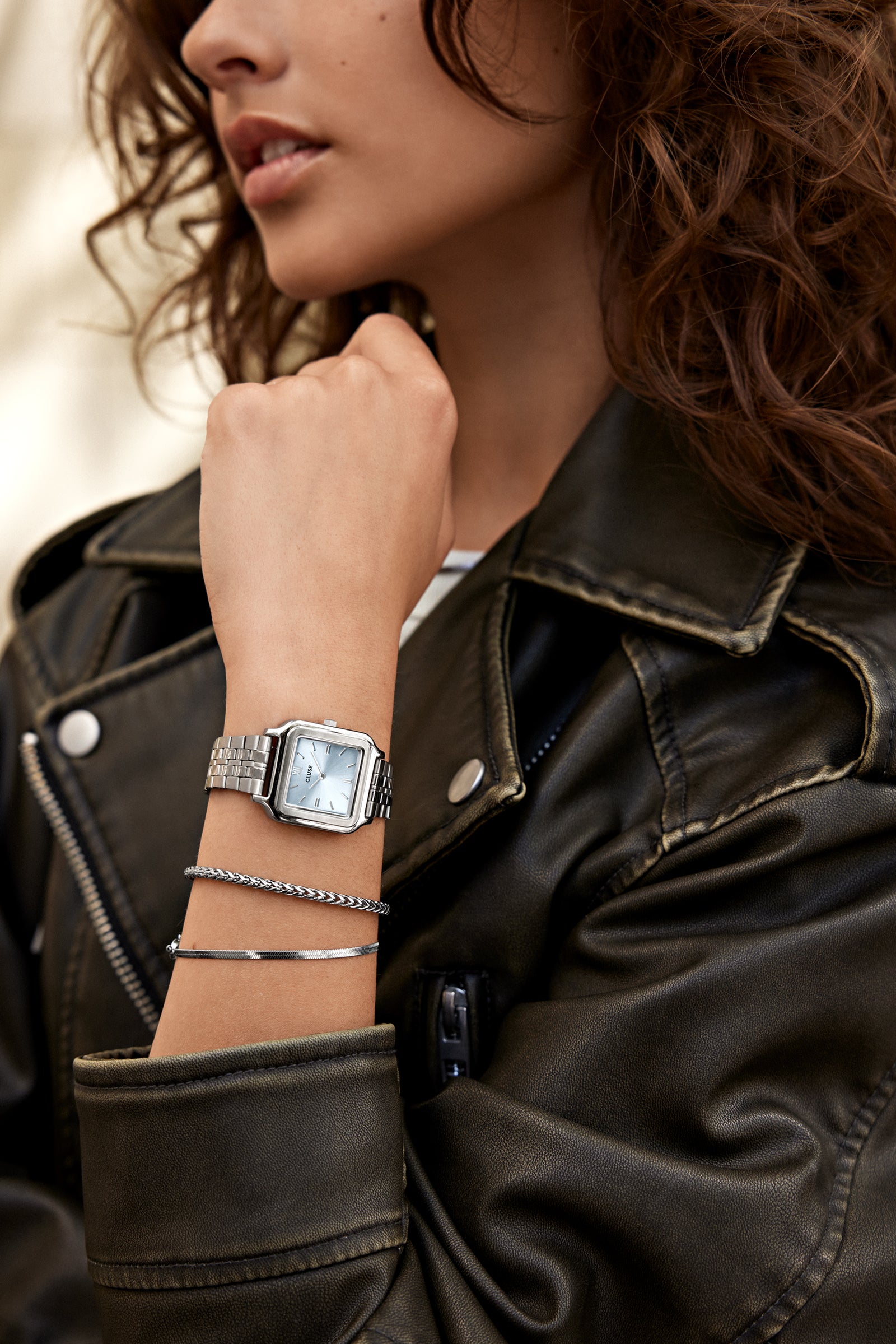 CLUSE FW23 - Watch Gracieuse Silver and bracelets