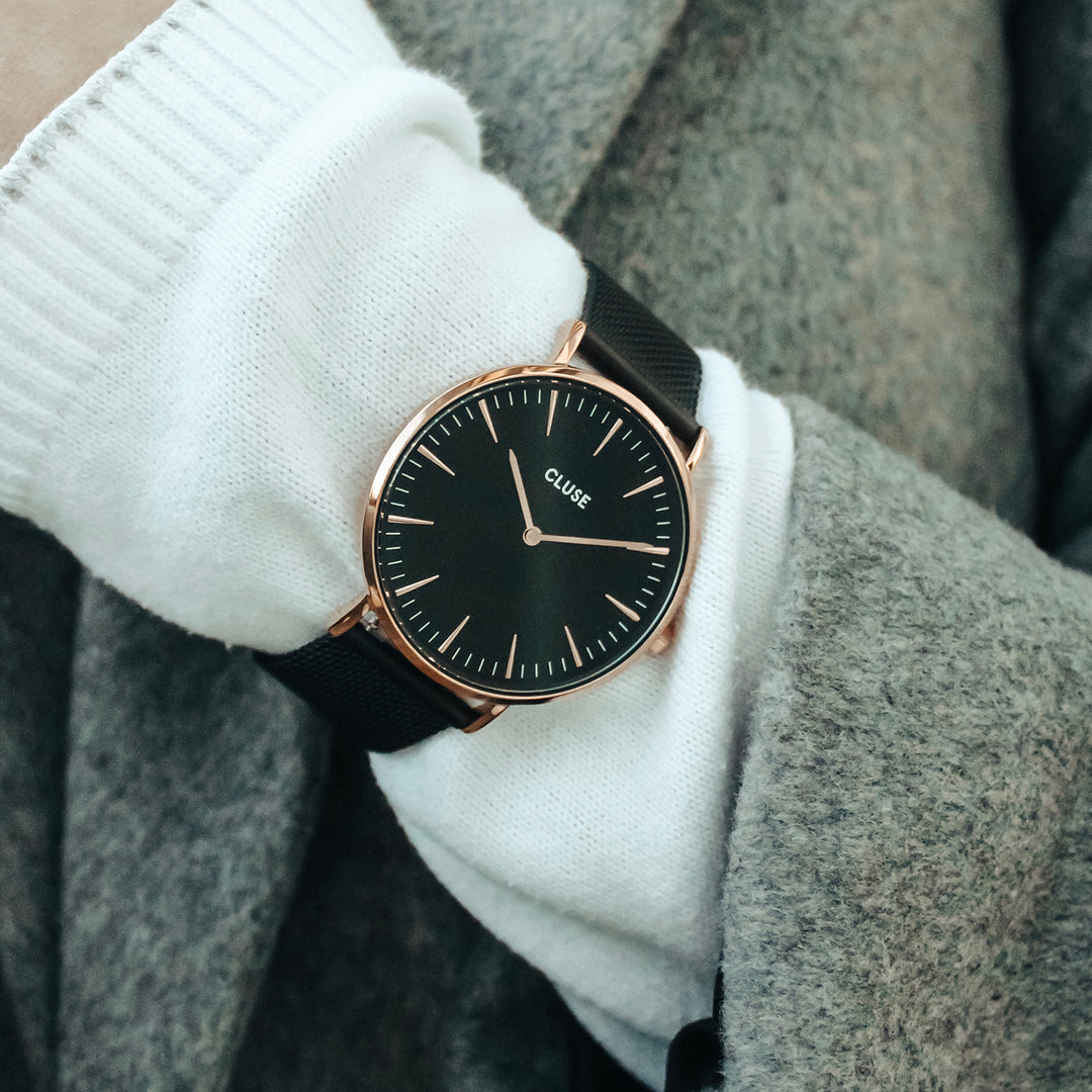 CLUSE Boho Chic Reloj CW0101201008 Negro/Dorado Tienda Oficial CLUSE