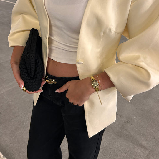 CLUSE Gracieuse Mini Watch Steel, Gold Colour CW15502 - Watch on influencer