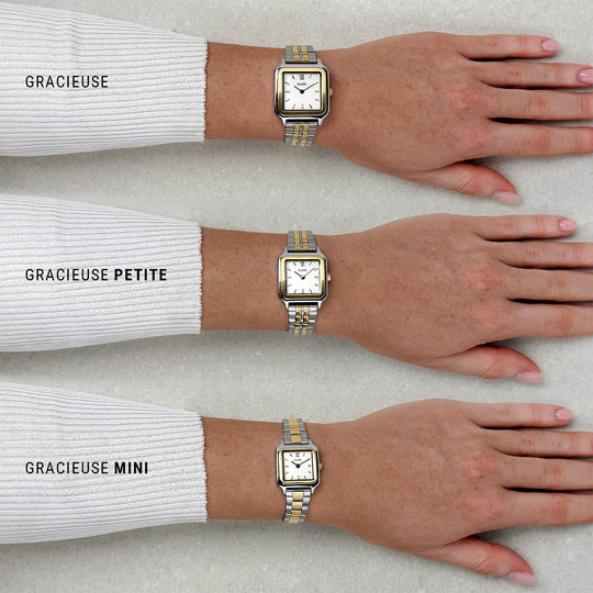 CLUSE Gracieuse Mini Watch Steel, Two-tone CW15501 - Gracieuse watches comparison sizes