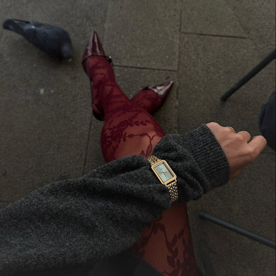 CLUSE Fluette Watch Steel Green, Gold Colour CW11514 - Watch on influencer